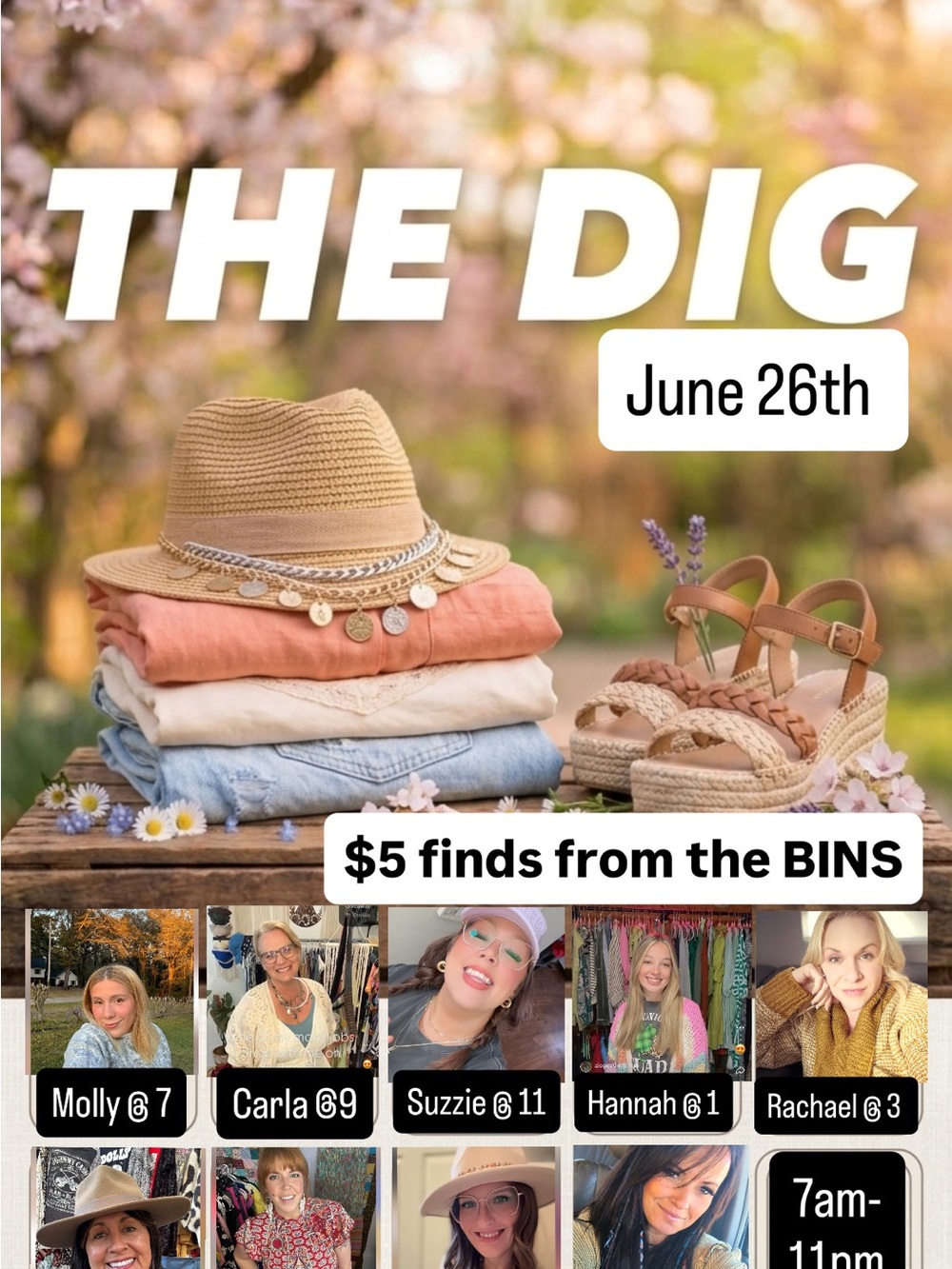THE DIG- ALL DAY EVENT- EXCLUSIVELY The BINS- $5 starts. 
$25 GC Every 2 hours. - Picture 5 of 8